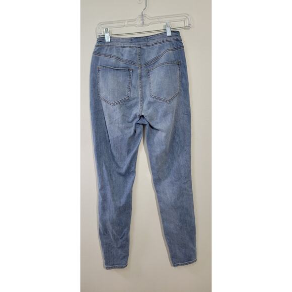 We the Free CRVY Jeans Womens 25 High Waisted Light Wash Jeans Casual Comfort - Picture 3 of 6